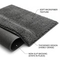 Thick Non-Slip Entrance Mat, Durable Doormat for Front Door Indoor Outdoor Dust Removal