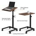 Adjustable Side Table, Multi-Functional End Table for Living Room Bedroom Sofa Side